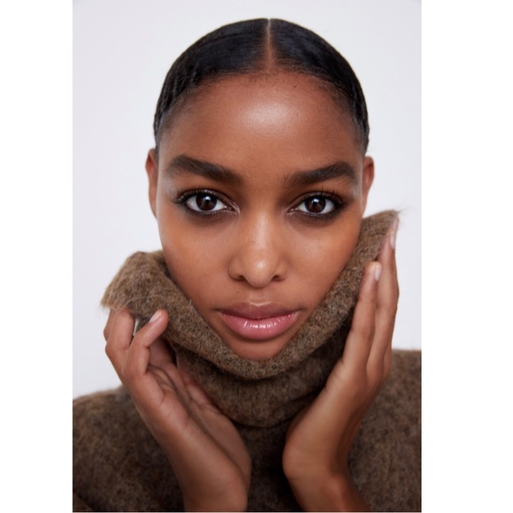 Zara WOOL AND ALPACA BLEND SWEATER - Picture 4 of 12